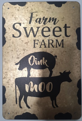 Farm House Metal Sign