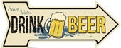 Save Water Drink Beer Embossed Metal Signs 